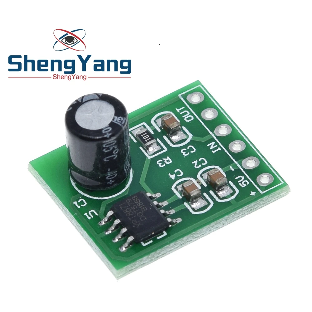 DC 5V Mini Mono Audio Amplifier Board Stereo Single Channel 5W Digital Module Sound Track XTP8871 8871 | Электронные компоненты