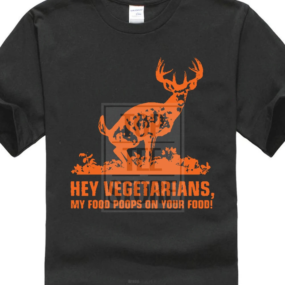 Raw T Shirt'S Эй вегетарианцы свою еду Poops на вашу Олень Охота Премиум Men'SPrint каваи