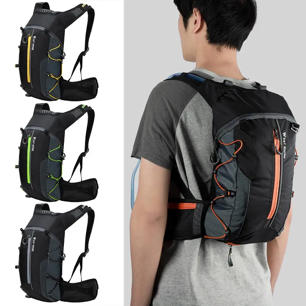 WEST BIKING Cycling Backpack Hiking Waterproof Bag Mountain Rucksacks  Reflective Outdoor Sport Climbing Camping Knapsack Hiker