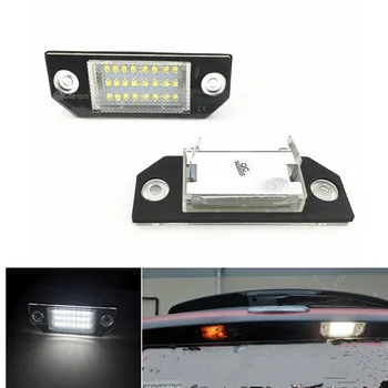 

2Pcs Car LED Number License Plate Light Led Registration Plate Holder lamps Canbus No Error For Ford Focus 2 MK2 C-MAX 2003-