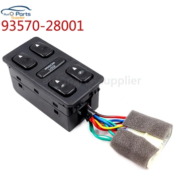 

93570-28001 Front Left Driver Side Electric Power Master Window Switch for 1992 1993 1994 Hyundai Elantra Galloper