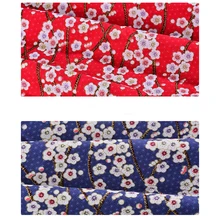 Темно-синий красный японский хлопок вишневый цвет Бронзирующая ткань, нарезанная Ткань для шитья Лоскутная Ткань для шитья DIY японская ткань