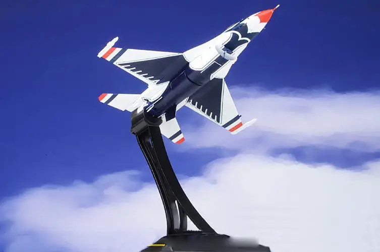 JC Крылья ВВС США F-16C бои Сокол Thunderbirds 1/72 литой самолет