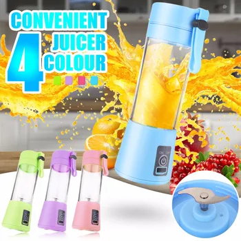 

USB Juicer Head 2/4/6 Blade Portable Quick Juice Machine Smoothie Blender Food Processor Personal Blender Cup Juice Blender #YL5