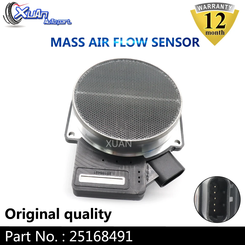 XUAN MAF MASS AIR FLOW METER SENSOR 25168491 For Chevrolet Silverado