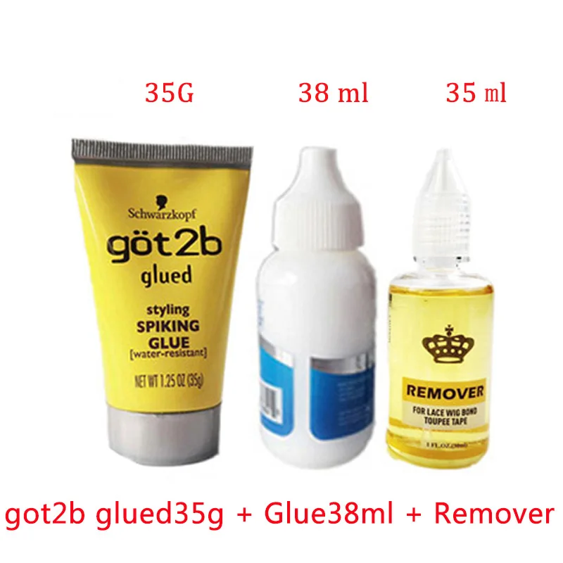 Got2b glue35g для фронта шнурка парик Супер клей кружева водонепроницаемый got2b
