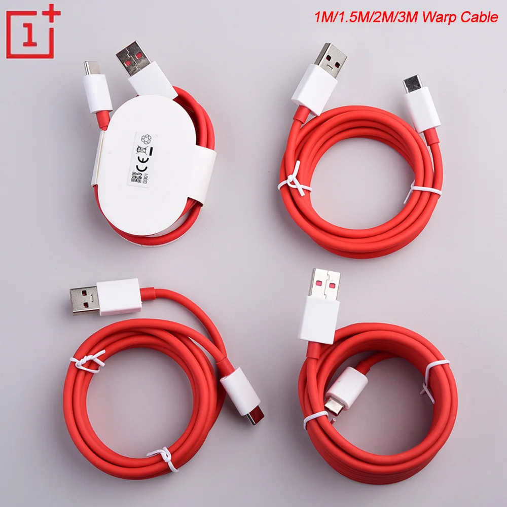 Кабель зарядного устройства Oneplus 1 + 6A Warp 1/1. USB кабель 5/2/3 м для быстрой зарядки 3 3T 5