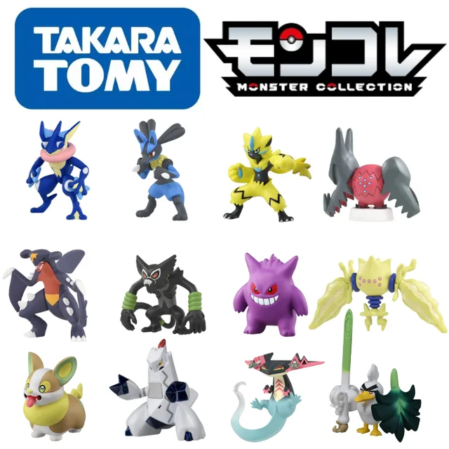 Pokemons Figures Takara Tomy, Small Size Pokemon Figure