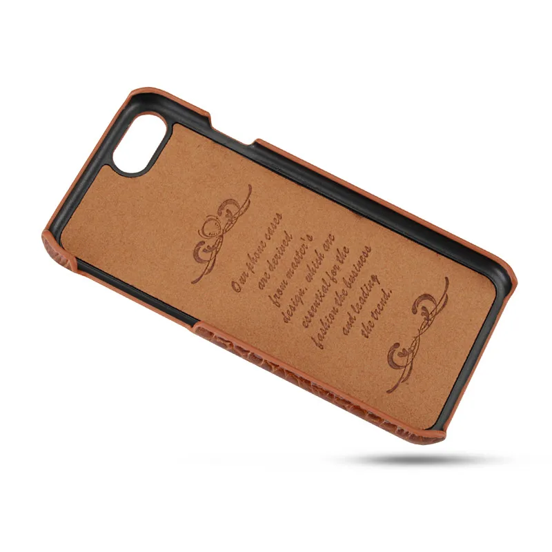 BestNull первый слой воловьей кожи крокодиловых линий задняя крышка чехол для iPhone 8 4,7 дюймов смартфон