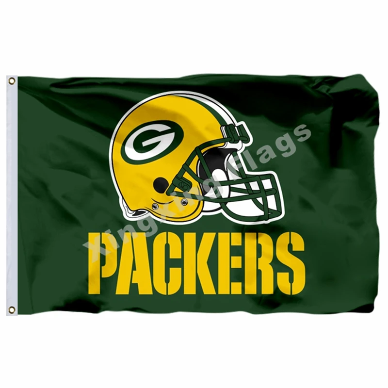 Флаг чемпионов Green Bay Packers Super Bowl 3ft X 5ft полиэстер баннер Летающий Размер № 4 90x150 см пользовательский флаг - Цвет: F3