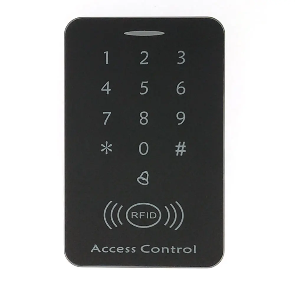 Сенсорная панель управления доступом EM 125 кГц кардридер Автономный контроль доступа, 2 шт материнская карта, 10 шт ID метки, мин: 1 шт