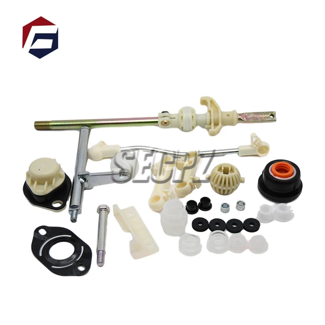 Gear Linkage Selector Shell Shift Rod Lever Bushing Spring Kit For
