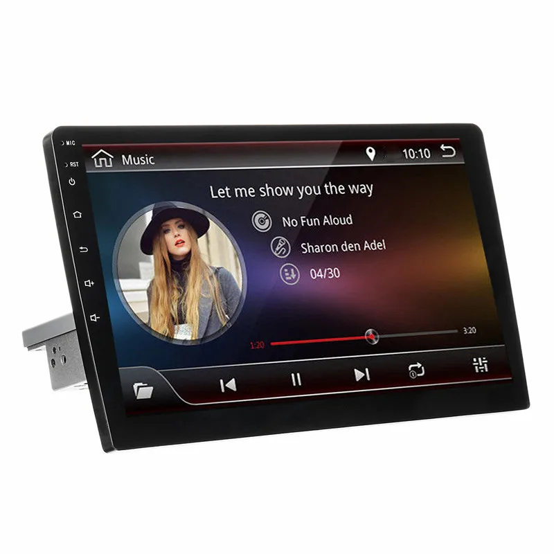 

10 inch Car Multimedia Player 1Din Stereo For Android 8.1 With Up Down Adjustable Screen Wifi bluetooth GPS Nav Radio Player