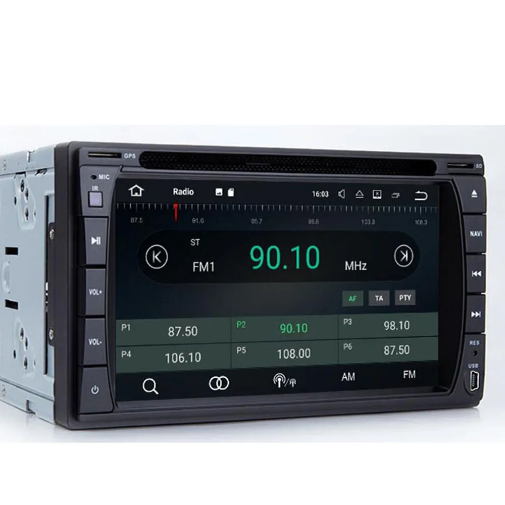 Excellent 8 Core Android 9.0px5 Car Radio auto DVD CD Player GPS Navigation Multimedia For Nissan For Toyota Most of 2DIN 173*98 size Unit 3