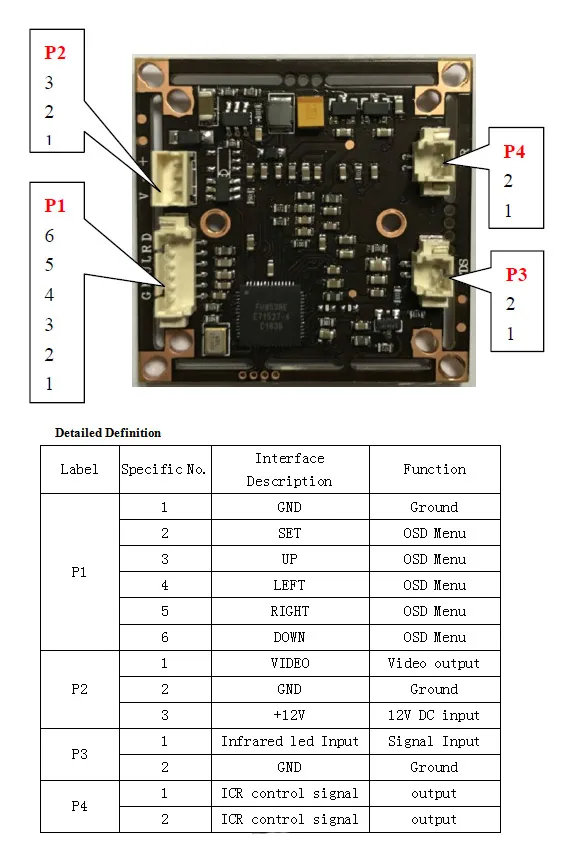 HD 1080P 2mp 1/2.9 &quotAHD TVI CVI 3in1 CCTV камера модуль CMOS PCB Плата Поддержка UTC|Камеры