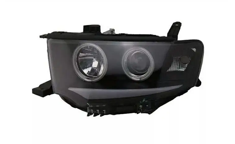 Vland фабрики для автомобильных фар для Pajero 2011 2012 2013 светодиодный фонарь с углом глаз+ plug and play - Цвет: Black