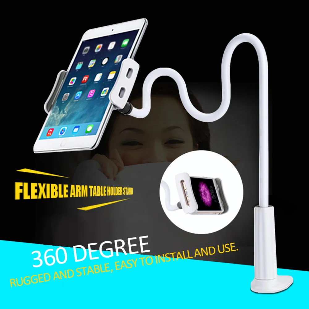 

Lightweight Tablet Lazy 360 Degree Flexible Arm Table Holder Stand Desktop Table Tablet Support Mount For Ipad