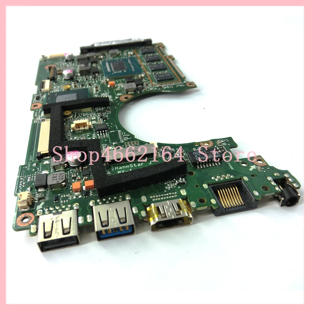 X202E материнская плата 4 Гб I3-3217 Процессор REV 2,0 для ASUS S200 S200E X202 X202E X201EP X201EV X201E материнская плата для ноутбука USB 3,0 Проверка прошла успешно