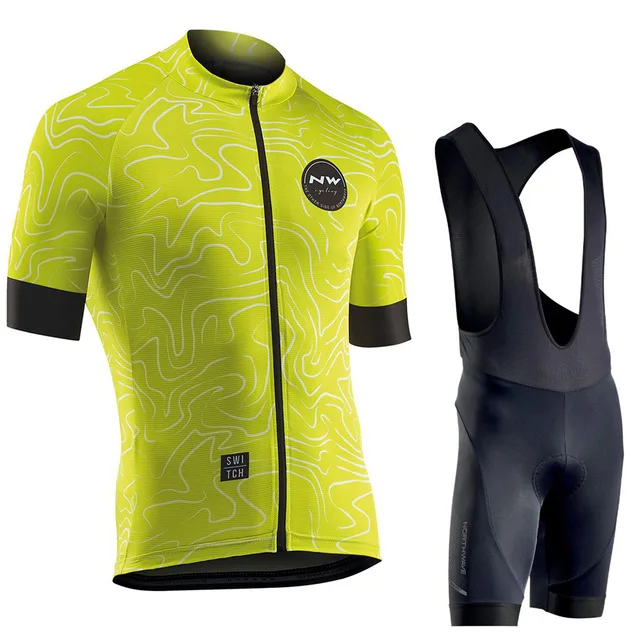 Northwave, Мужская футболка для велоспорта, летний комплект с коротким рукавом, Майо, нагрудник, шорты для велоспорта, Спортивная рубашка, костюм NW