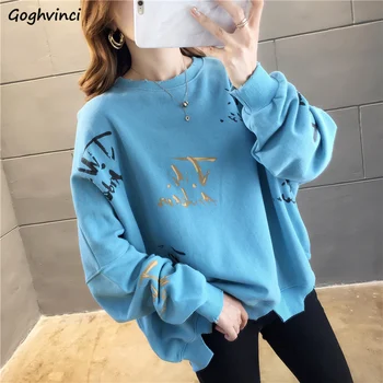 

Hoodies Women All-match Trendy Printed Soft Loose Large Size Harajuku Thin Pullovers Simple Fashion Womens Clothing Chic Casual