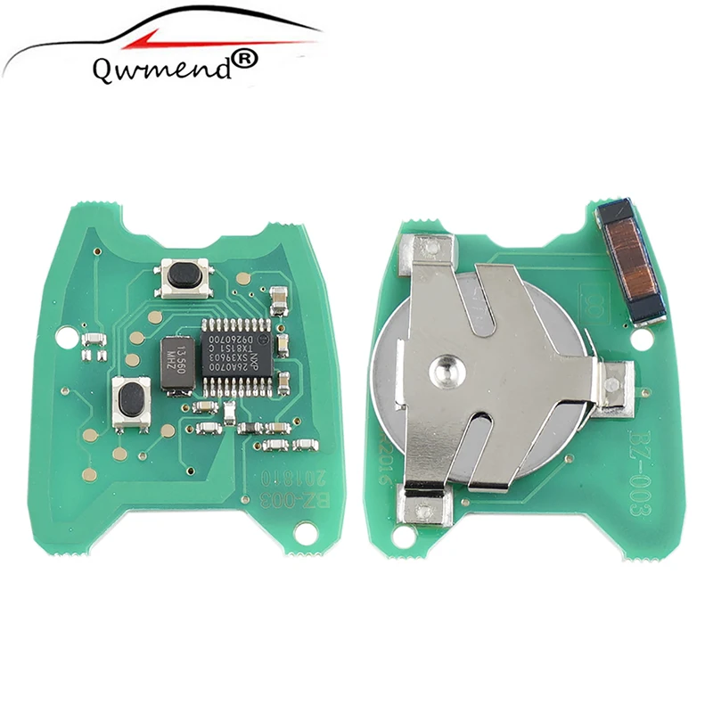 QWMEND for Peugeot Key pcb Electronic Board Plate Smart Car PCB 307 Citroen C2 C3 Pluriel | Автомобили и мотоциклы