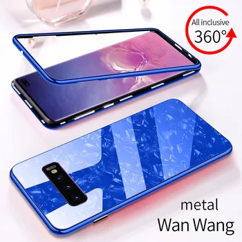 

Magnetic Conch Shell For Samsung Galaxy S10 S8 S9 Plus Case New Pattern Creative Electroplated Phone Cover For Samsung S10e Case