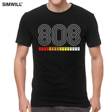 808 Classix Camiseta de algodón para hombre clásico de música Synth Drum Machine camiseta Vintage de marca de moda urbana camiseta ropa de gran tamaño