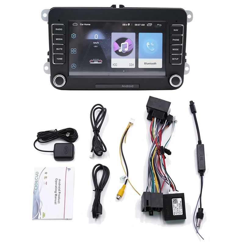 7 Inch 2 DIN Android GPS Bluetooth Car MP5 Player Fit for Jetta Passat Skoda Beetle