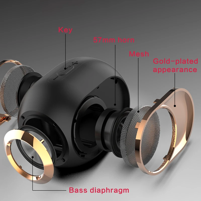 X6 Bluetooth динамик сабвуфер беспроводной TWS Bluetooth 5,0 двухканальный Поддержка громкой связи