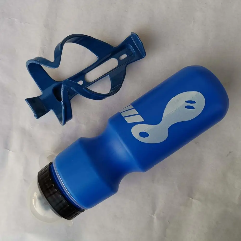 1 Set 750ml bicycle bottle set sturdy dustproof plastic anti-slid handle with holder