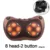 Relaxation Massage Pillow Vibrator Electric Head Shoulder Back Heating Kneading Infrared therapy pillow shiatsu Neck Massager 17