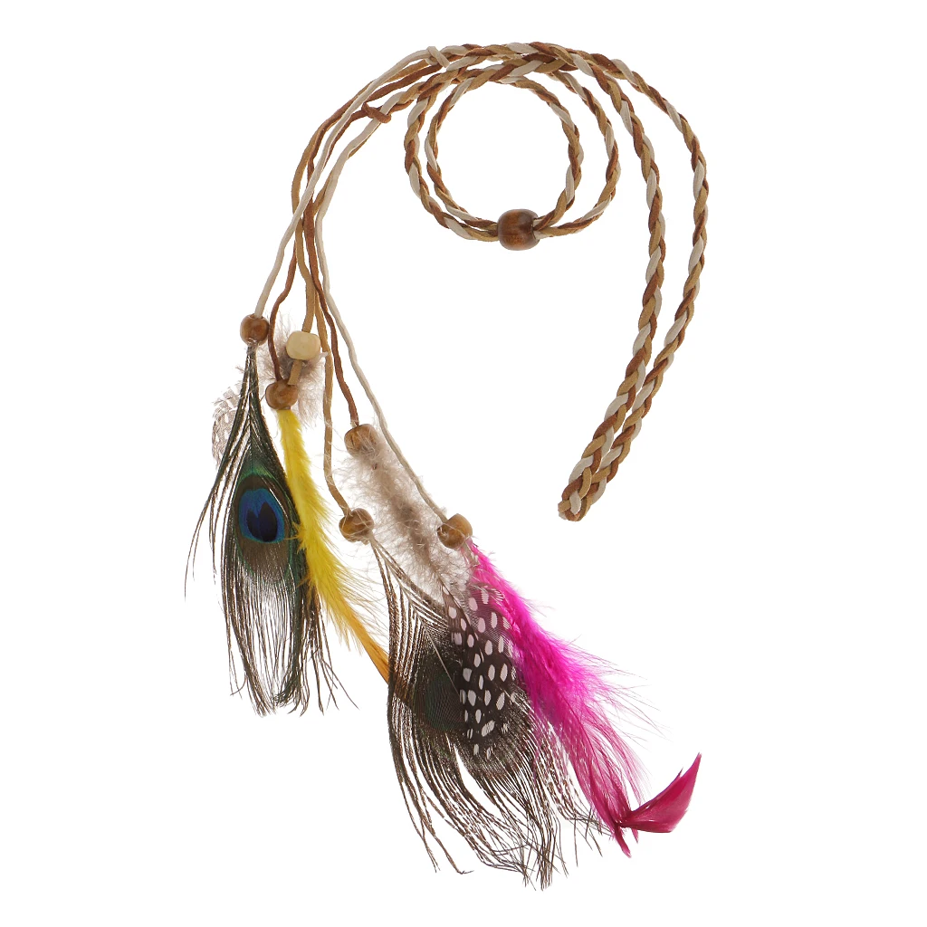 Indian Head Dress Feather Headpiece Showgirl Headdress Boho Hair Accessories