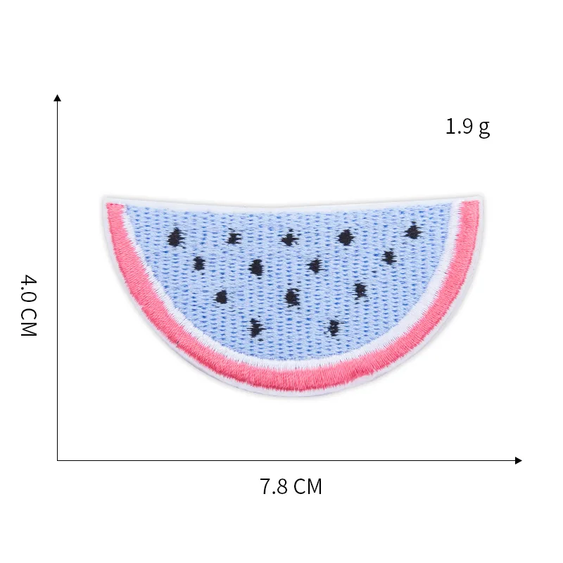 Радужные нашивки с вышивкой для футболки, железные полоски, водная ягода, одежда для Аппликации Наклейки для одежды, Значки для коробки сообщений@ H