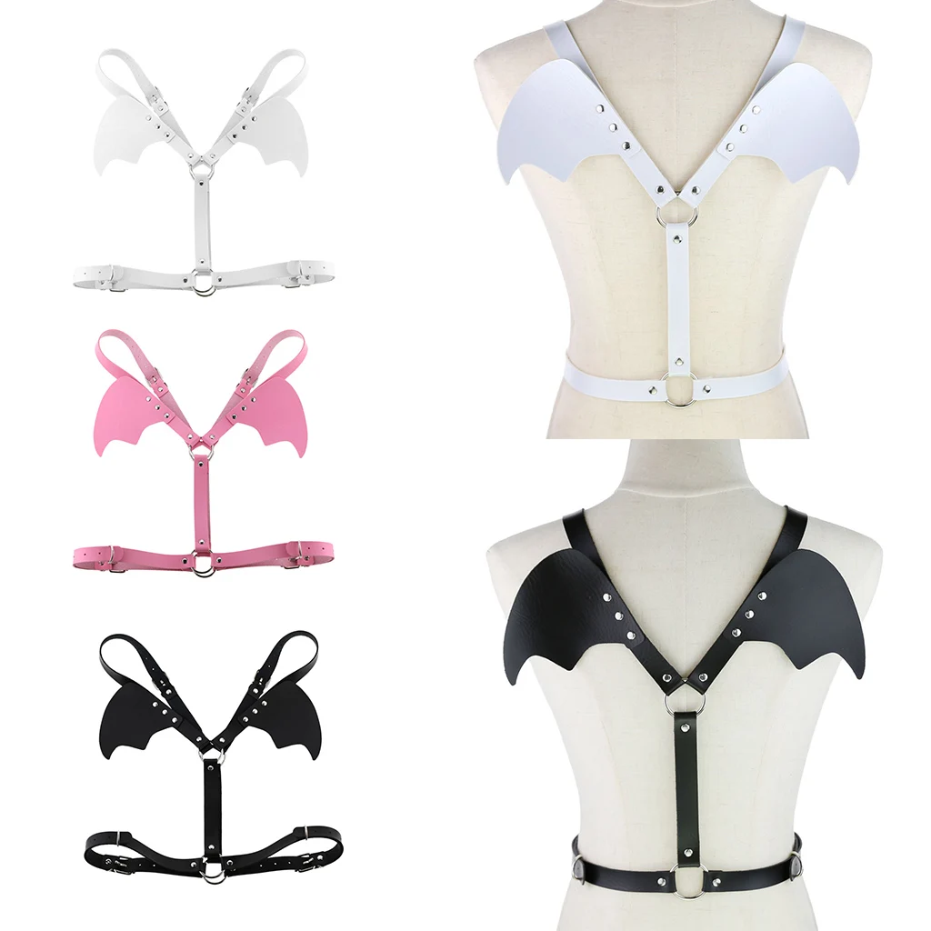 Punk Adjustable Body Harness Bat Wing Steampunk Role Play Festival Costumes