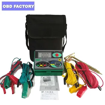 

Resistance Tester DY4100 Digital Earth Tester Ground Resistance Instrument Megohmmeter 0-2000 Ohm Higher Accuracy Meter