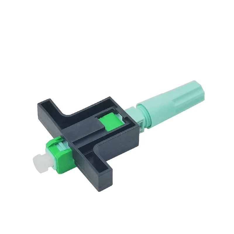 100 PCS/ Lot 58MM SC APC SM Single-Mode Optical Connector FTTH Tool Cold Connector Tool Fiber Optic Fast Connnector