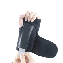 Регулируемый браслет стальной фиксатор запястья поддержка съемного запястья обертывание s артрит растяжение карпального тоннеля шина обертывание протектор