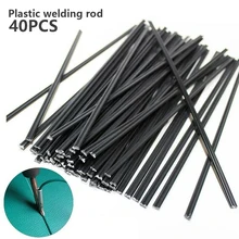 Baguettes de soudage en plastique PP de 200mm de long, 40 pièces, pour réparation du pare choc, fournitures de soudage