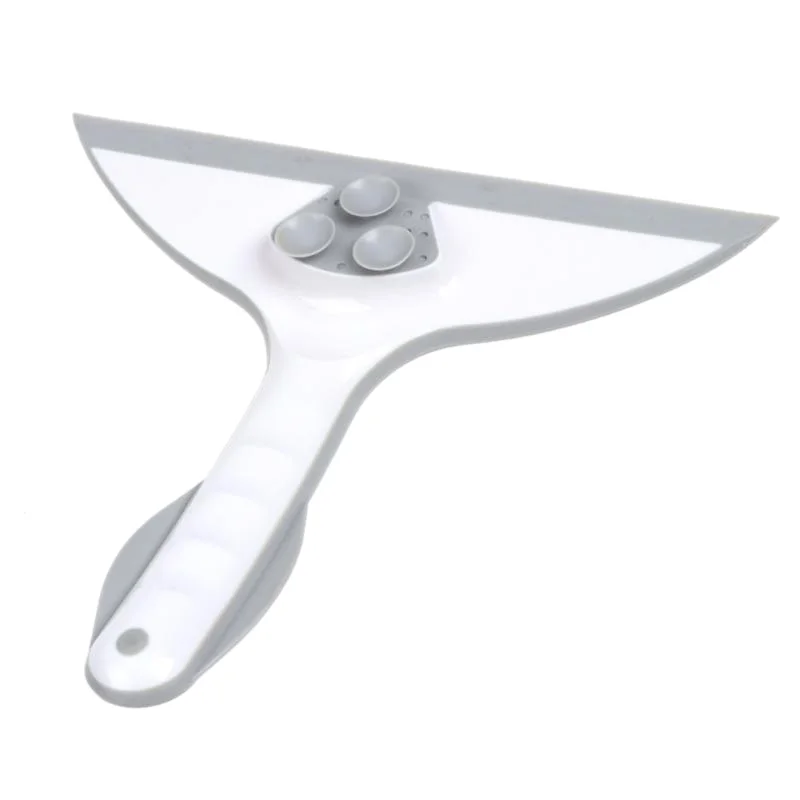

TOP!-Glass Window Squeegee Shower Bathroom Mirror Wiper Kitchen Cleaner Water Vapor-Removal with Suction