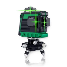 12 Lines 360 Laser Level Self-Leveling 3D Horizontal And Vertical Powerful Cross Green Lines