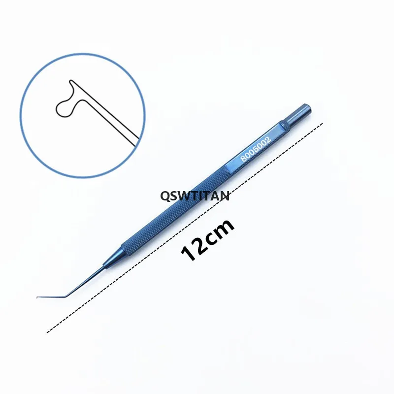 Titanium Lester IOL Lens Manipulator Hooks Ophthalmic Hooks Pet Veterinary Surgical Instruments