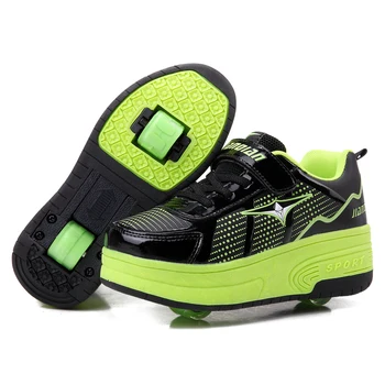 

Heelys Super Light Sneakers Wheel Boy Spring Roller Skate Casual Shoe Girl Zapatillas Zapatos Con Ruedas GREEN