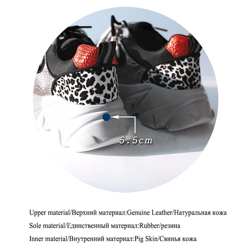 IGU/женские кроссовки; коллекция года; роскошный дизайн; обувь на массивной платформе из натуральной кожи; escarpins femme; обувь для папы на толстой подошве; большие размеры