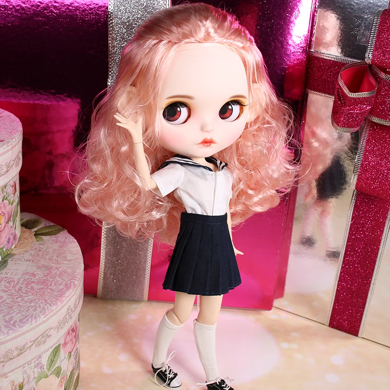 Fortune Days DBS 1/6 кукольная одежда милый костюм для 30 см кукольная одежда для кампуса рубашка юбка Подарочные игрушки