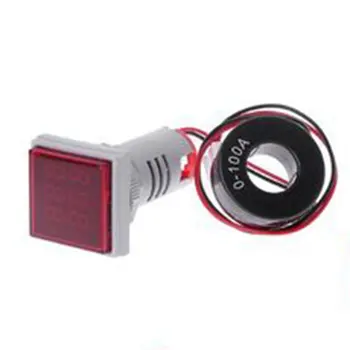

Square LED Digital Ammeter Voltmeter Ammeter AC60 500V AC 0-100A AD16 22FVA Powerful Table Current Voltage Tester Meter