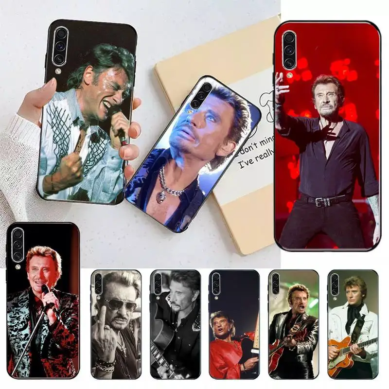 

Rock singer Johnny Hallyday Phone Case For Samsung Galaxy J2 J4 J5 J6 J7 J8 2016 2017 2018 Prime Pro plus Neo duo