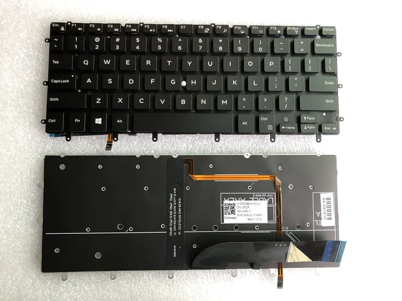 をdellのinspiron 13 7000 7347 7348 15 7547 15 7548キーボード米国バックライト0dkdxh NSK  LS0BW|交換用キーボード| - AliExpress