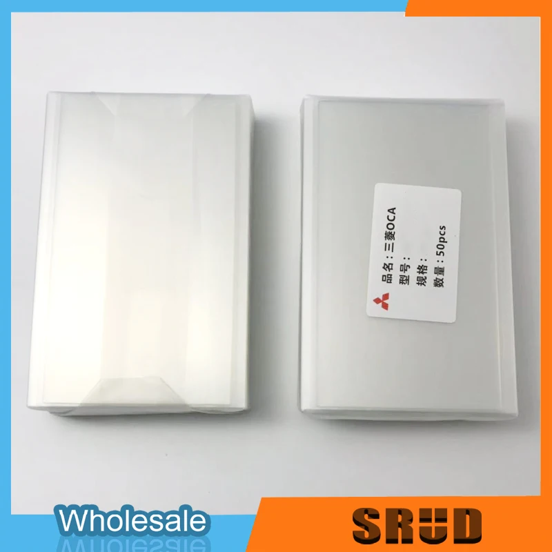 

50Pcs/Bag Original For Mitsubishi Quality LCD Touch Screen 4.7 5.5 Inch OCA Laminated Outer Glass Glue For Iphone 6 6s 7 8 Plus