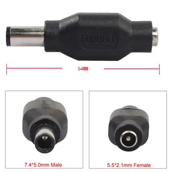 

1pcs Power Adapter Male to Female Converter Universal Power Supply Connector Power Charger For DELL BK3459-3 Laptop Notebook