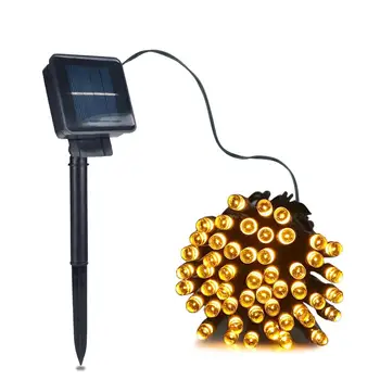 

LED Solar Lights String Outdoor Waterproof RGB White Warm White Blue Holiday Christmas 2 Modes 7/12/22m For Garden Decoration